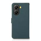 For Redmi Turbo 4 KHAZNEH Custer Texture RFID Genuine Leather Phone Case(Green) - 3