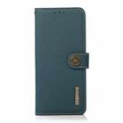 For Redmi Note 14S 4G KHAZNEH Custer Texture RFID Genuine Leather Phone Case(Green) - 2