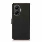 For Redmi Turbo 4 Pro KHAZNEH Custer Texture RFID Genuine Leather Phone Case(Black) - 3