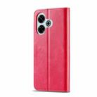 For Redmi 13 4G LC.IMEEKE Calf Texture Leather Phone Case(Red) - 3