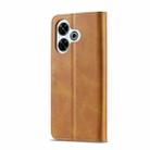 For Redmi 13 4G LC.IMEEKE Calf Texture Leather Phone Case(Brown) - 3