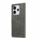 For Redmi Note 14 4G 164.84mm LC.IMEEKE Calf Texture Leather Phone Case(Grey) - 3