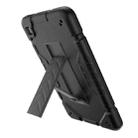 For Samsung Galaxy Tab A7 Lite Armor Holder Silicone Hybrid PC Tablet Case(Black) - 2