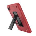 For Samsung Galaxy Tab A7 Lite Armor Holder Silicone Hybrid PC Tablet Case(Red Black) - 2