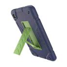 For Samsung Galaxy Tab A7 Lite Armor Holder Silicone Hybrid PC Tablet Case(Navy Yellow Green) - 2