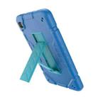 For Samsung Galaxy Tab A7 Lite Armor Holder Silicone Hybrid PC Tablet Case(Blue) - 2