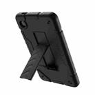 For Samsung Galaxy Tab A9 Armor Holder Silicone Hybrid PC Tablet Case(Black) - 2