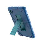 For Samsung Galaxy Tab A9 Armor Holder Silicone Hybrid PC Tablet Case(Blue) - 2