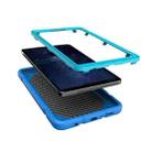 For Samsung Galaxy Tab A9 Armor Holder Silicone Hybrid PC Tablet Case(Blue) - 3