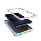 For Samsung Galaxy Tab A9+ Armor Holder Silicone Hybrid PC Tablet Case(Gradient Color Gold) - 3