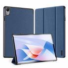 For Huawei MatePad 11.5 S DUX DUCIS Domo Series Cloth Texture Magnetic Leather Tablet Case(Blue) - 1