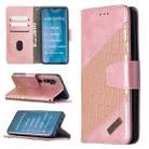 For Xiaomi Mi CC9 Pro Matching Color Crocodile Texture Horizontal Flip PU Leather Case with Wallet & Holder & Card Slots(Rose Gold) - 1