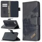 For Huawei P40 Lite Matching Color Crocodile Texture Horizontal Flip PU Leather Case with Wallet & Holder & Card Slots(Black) - 1