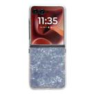 For Motorola Razr 60 Ultra Pearlescent Shell Texture Phone Case(White) - 1