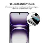 For OPPO Reno12 Pro Global Edge Glue 9H HD 3D Curved Edge Tempered Glass Film(Black) - 3