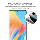 For OPPO A1 Pro Full Glue 9H HD 3D Curved Edge Tempered Glass Film(Black) - 3