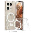 For Motorola Edge 50 Ultra MagSafe Clear Acrylic PC Hybrid TPU Phone Case(Transparent) - 1