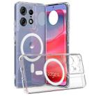 For Motorola Edge 50 Pro MagSafe Clear Acrylic PC Hybrid TPU Phone Case(Transparent) - 1