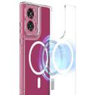 For Motorola Moto G85 / S50 Neo 5G MagSafe Clear Acrylic PC Hybrid TPU Phone Case(Transparent) - 2