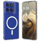 For Motorola Edge 60 Pro 5G MagSafe Clear Acrylic PC Hybrid TPU Phone Case(Transparent) - 2