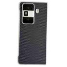 For Honor Magic VS3 Carbon Fiber Leather Grain Kevlar Folding Phone Case(Black) - 1