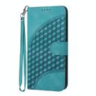 For Redmi Note 14 Pro+ 5G Elephant Head Embossed Phone Leather Case with Lanyard(Light Blue) - 2