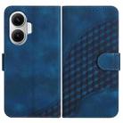 For Redmi Turbo 4 Pro / Xiaomi Poco F7 Elephant Head Embossed Phone Leather Case with Lanyard(Royal Blue) - 1