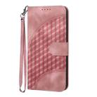 For Samsung Galaxy M14 5G / F14 5G Elephant Head Embossed Phone Leather Case with Lanyard(Pink) - 2