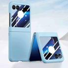 For Motorola Razr 50 Integrated PC Skin Feel Shockproof Phone Case(Sky Blue) - 1