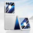 For Motorola Razr 50 Integrated PC Skin Feel Shockproof Phone Case(White) - 1