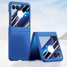 For Motorola Razr 50 Integrated PC Skin Feel Shockproof Phone Case(Blue) - 1