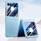 For Motorola Razr 40 Ultra Integrated PC Skin Feel Shockproof Phone Case(Sky Blue) - 1