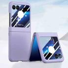 For Motorola Razr 40 Ultra Integrated PC Skin Feel Shockproof Phone Case(Purple) - 1