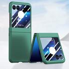 For Motorola Razr 40 Ultra Integrated PC Skin Feel Shockproof Phone Case(Green) - 1