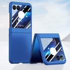 For Motorola Razr 40 Ultra Integrated PC Skin Feel Shockproof Phone Case(Blue) - 1