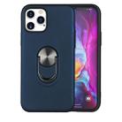 For iPhone 12 mini 360 Rotary Multifunctional Stent PC+TPU Case with Magnetic Invisible Holder(Navy Blue) - 1