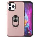 For iPhone 12 Pro Max 360 Rotary Multifunctional Stent PC+TPU Case with Magnetic Invisible Holder(Rose Gold) - 1