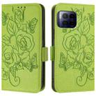 For T-Mobile Revvl 7 Pro 5G Embossed Rose RFID Anti-theft Leather Phone Case(Green) - 2