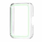 For Samsung Galaxy Watch Fit3 Luminous Hollow PC Watch Protective Case(Green) - 1