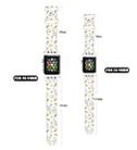 For Apple Watch Ultra 49mm Butterfly Buckle Easter Printed Silicone Watch Band(Gourd White) - 3