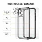 For iPhone 14 Pro Max RedPepper Shockproof IP68 Waterproof PC + TPU Protective Case(Black) - 3