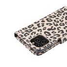 For iPhone 12 / 12 Pro Leopard Print Pattern Horizontal Flip Leather Case with Card Slot and Holder(Gray) - 7