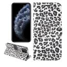 For iPhone 12 Pro Max Leopard Print Pattern Horizontal Flip Leather Case with Card Slot and Holder(White) - 1