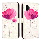 For Samsung Galaxy Xcover6 Pro 3D Painting Horizontal Flip Leather Phone Case(Flower) - 2