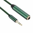 3.5mm Male to 6.35mm Female  Audio Adapter Cable, Length:1m(Green) - 1