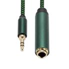 3.5mm Male to 6.35mm Female  Audio Adapter Cable, Length:1m(Green) - 2