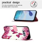 For Samsung Galaxy S10e 3D Painting Horizontal Flip Leather Phone Case(Rose Butterfly) - 3