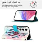 For Samsung Galaxy S24 FE 5G 3D Painting Horizontal Flip Leather Phone Case(Color Drop Wind Chimes) - 3