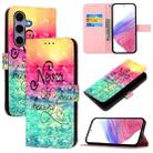 For Samsung Galaxy S25 5G 3D Painting Horizontal Flip Leather Phone Case(Chasing Dreams) - 1