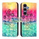 For Samsung Galaxy S25 5G 3D Painting Horizontal Flip Leather Phone Case(Chasing Dreams) - 2